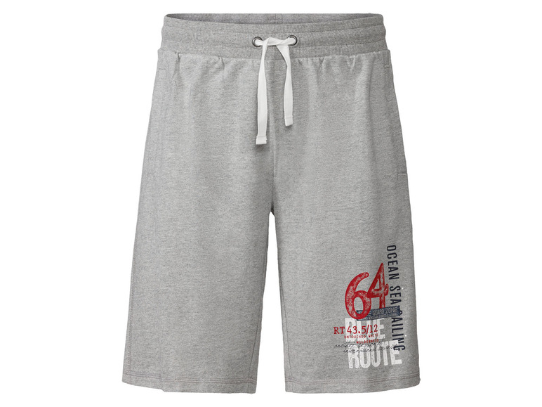 LIVERGY Herren Sweatshorts, mit aufgesetzter Gesäßtasche
