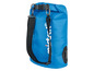 Blaue wasserdichte Tasche mit Schultergurt der Marke Aqua.