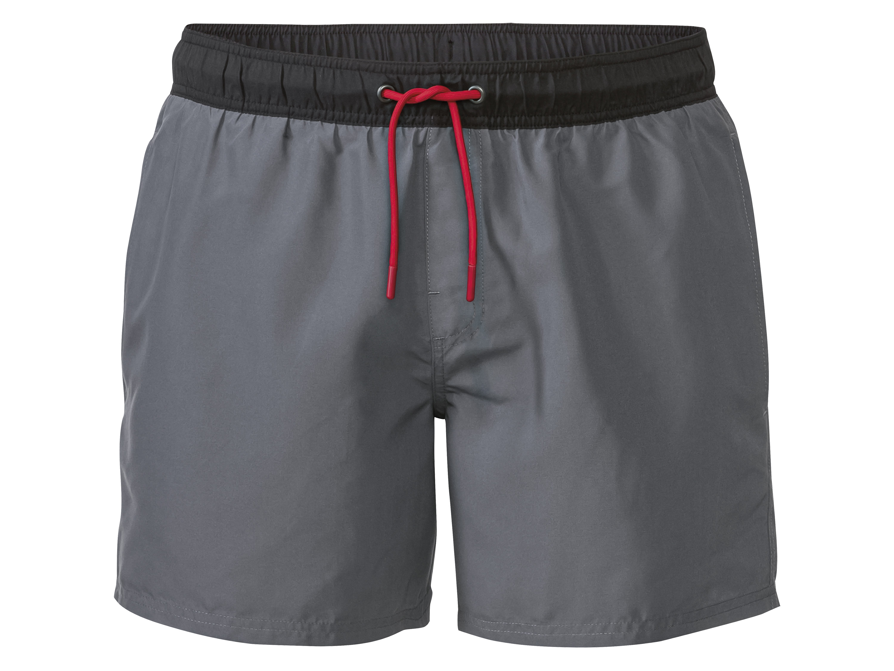 LIVERGY® Herren Badeshorts (grau/schwarz, 10/4XL) | 04055334793452
