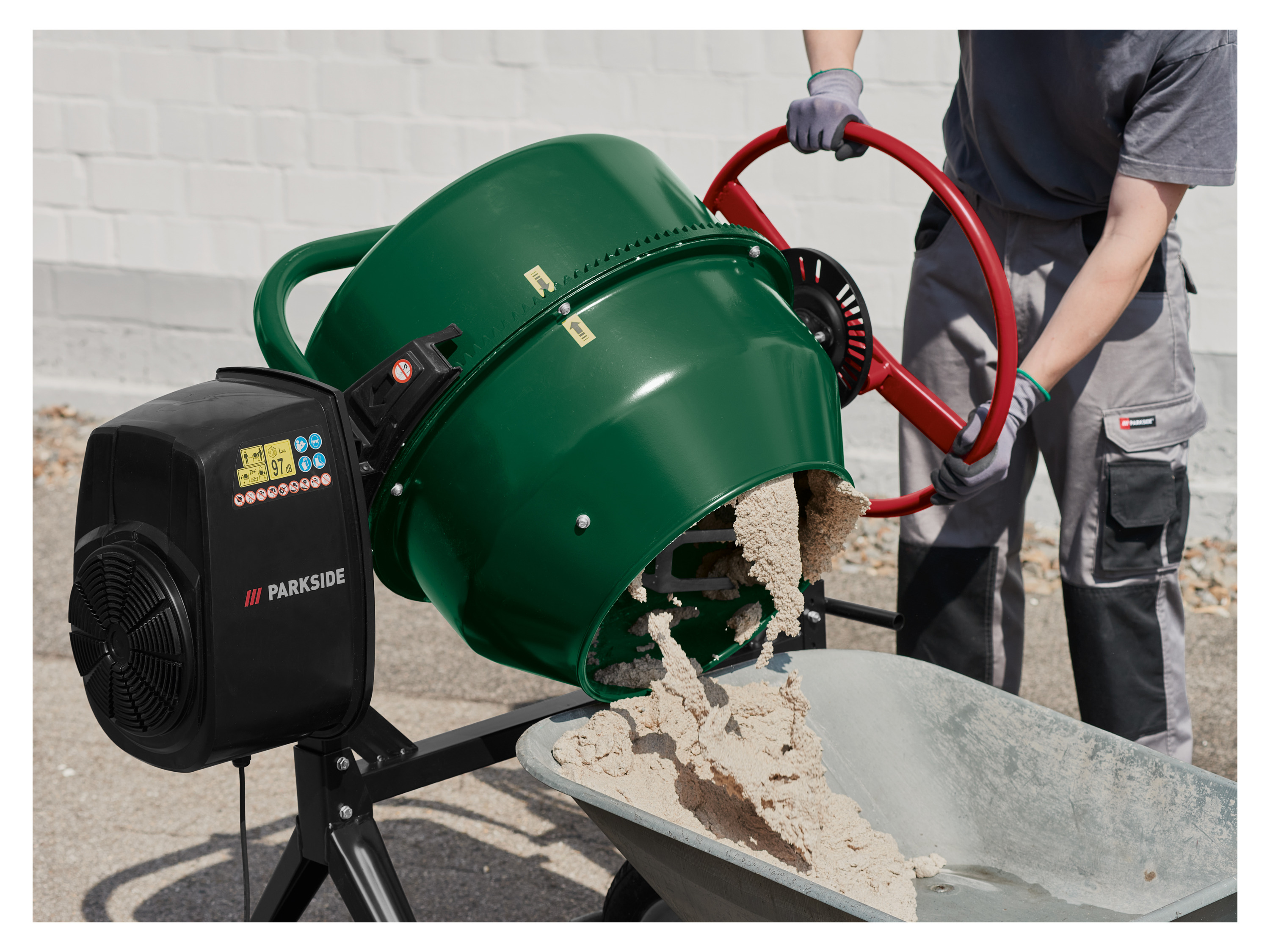 Thumbnail - PARKSIDE® Betonmischer »PCM 125 A1«, 120 l