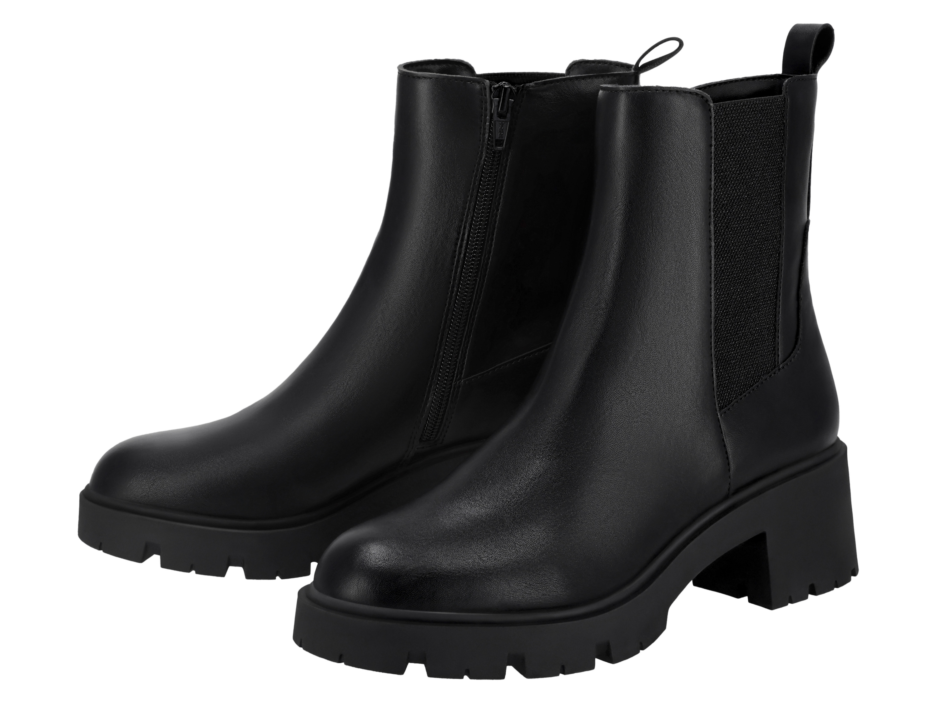 ESMARA® Damen Stiefelette PU (Schwarz, 39)