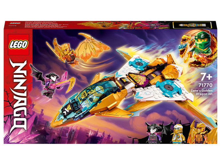 Gehe zu Vollbildansicht: LEGO® NINJAGO 71770 »Zanes Golddrachen-Jet« - Bild 1