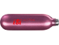 Rosa Gaskartusche mit rotem Text 'iSi AUSTRIA'.