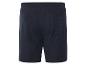 Marineblaue Sportshorts.
