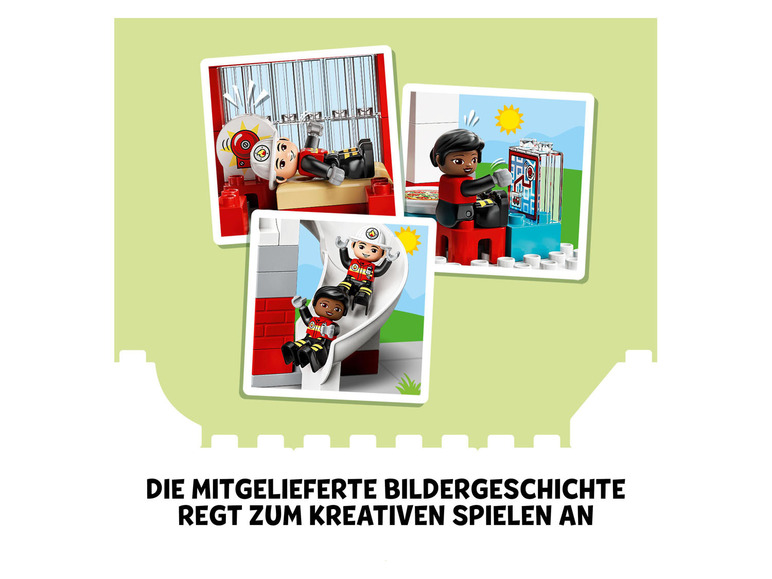 Gehe zu Vollbildansicht: LEGO® DUPLO® 10970 »Feuerwehrwache mit Hubschrauber« - Bild 8