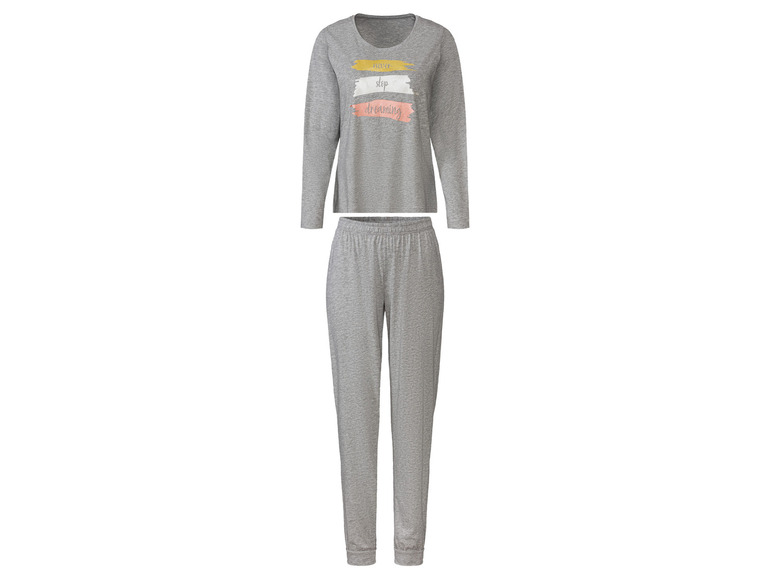 Gehe zu Vollbildansicht: esmara® Damen Pyjama mit Baumwolle - Bild 2