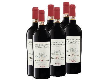 6 x 0,75-l-Flasche Weinpaket CASATO DEI MEDICI RICCARDI Morellino di Scansano DOCG trocken, Rotwein