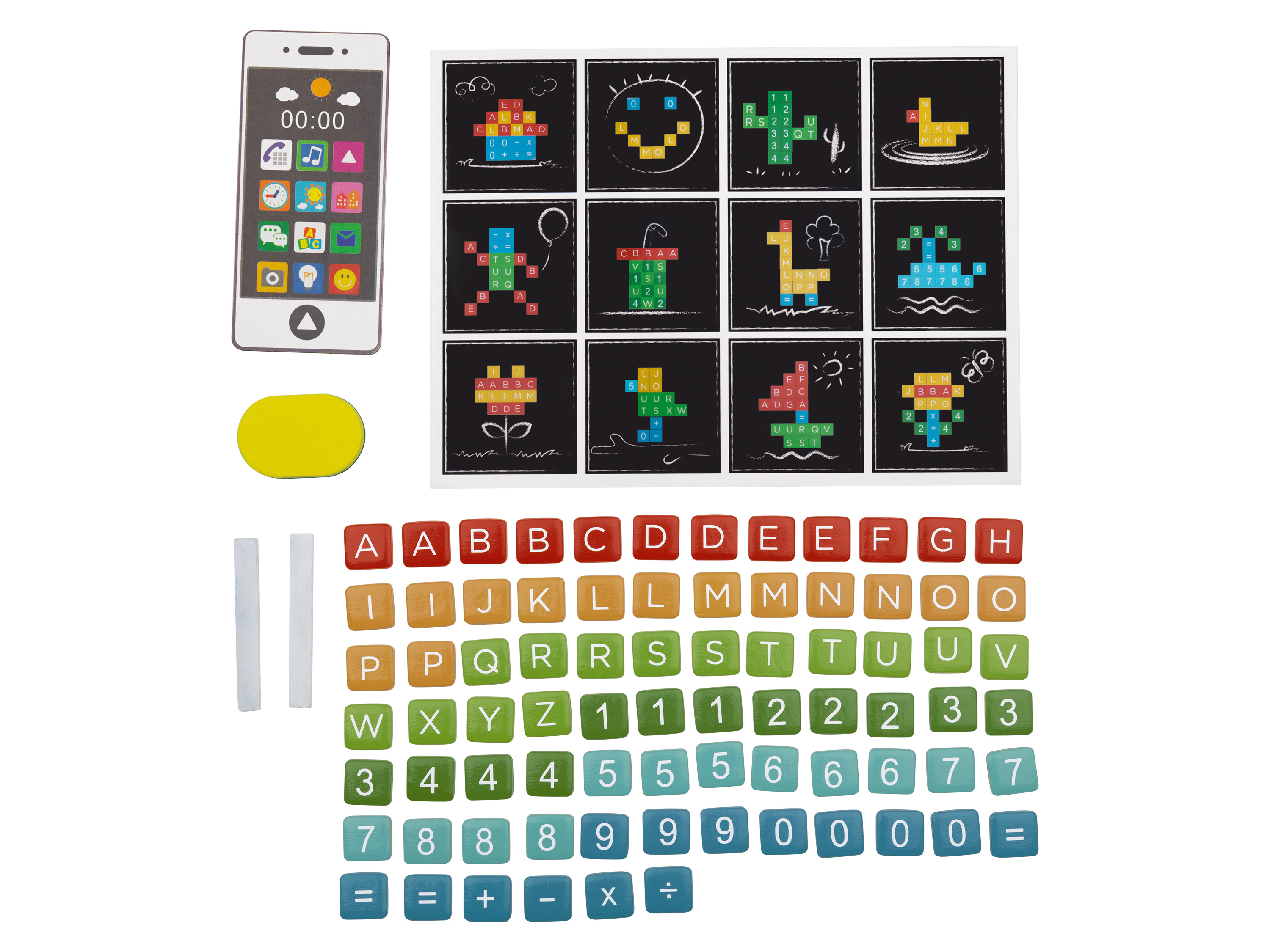 Thumbnail - Playtive Holzlaptop, 84-teilig, mit Tafel