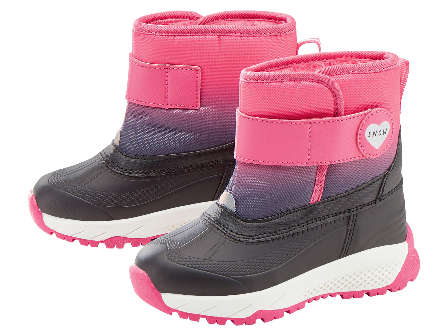 lupilu® Kleinkinder Winterstiefel (Schwarz/Pink, 27) | 04055329085432