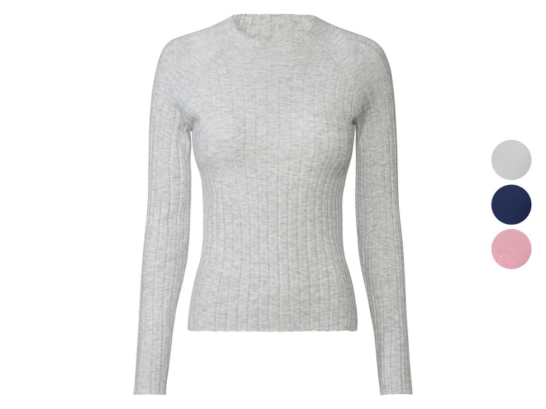 Gehe zu Vollbildansicht: esmara® Damen Pullover in Rippstrick-Qualität - Bild 1