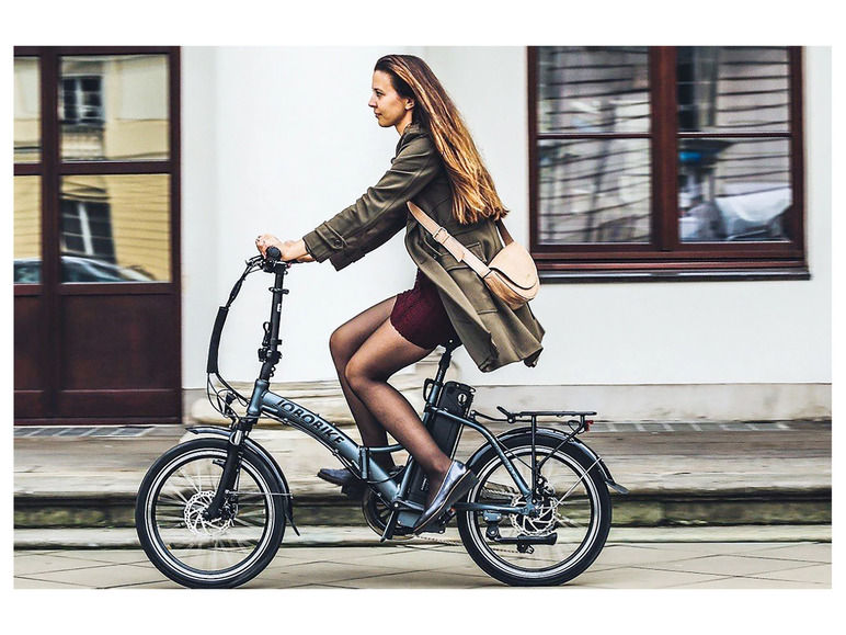 Gehe zu Vollbildansicht: JOBOBIKE E-Bike »Sam«, vollgefedert, 20 Zoll - Bild 7