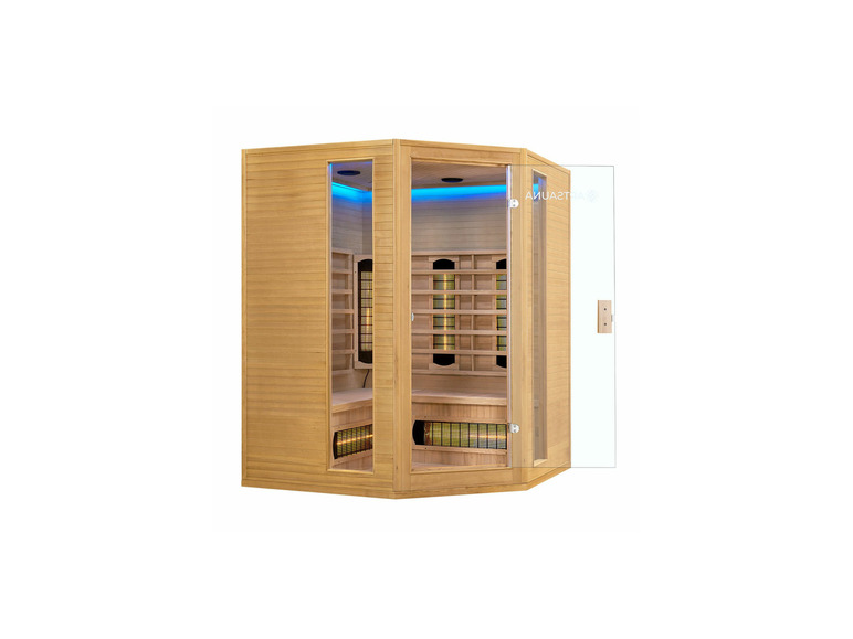 Gehe zu Vollbildansicht: Artsauna Infrarotkabine »Nyborg«, mit LED-Licht - Bild 112