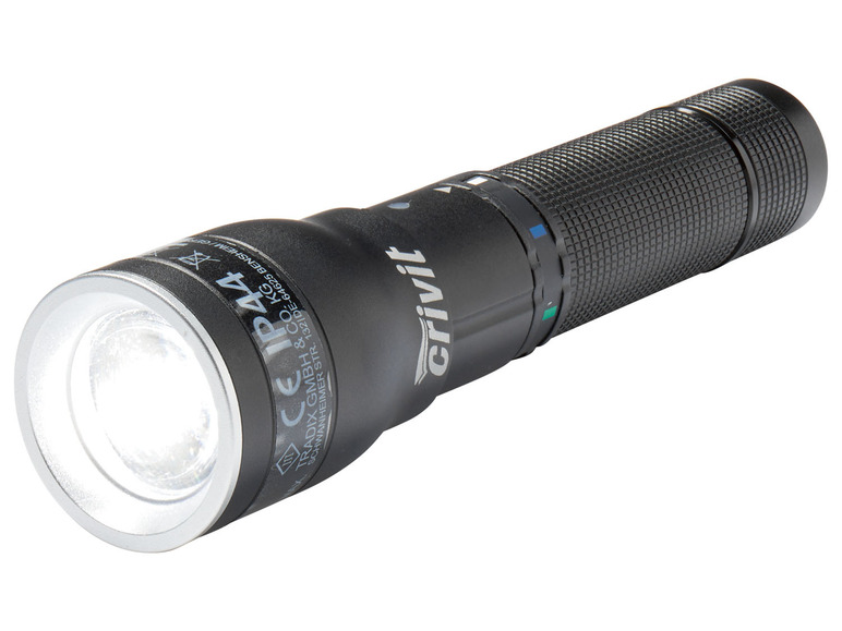 Gehe zu Vollbildansicht: CRIVIT® Akku Taschenlampe, mit 4 wählbaren Farben und 4 Betriebsarten - Bild 2