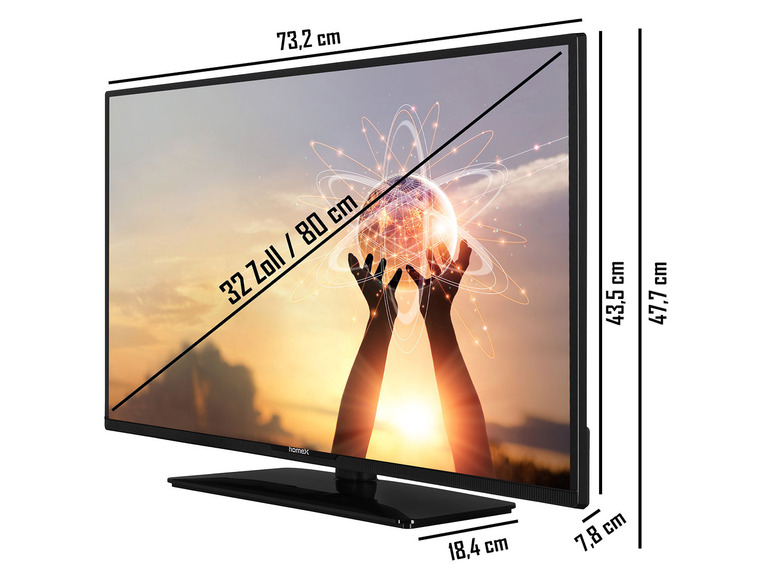 Gehe zu Vollbildansicht: homeX »NT1000« Fernseher 32", 39" - HD ready / 42" - Full HD / 43", 50", 55" - 4K UHD - Bild 4