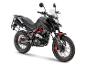 PRIKE PXA Adventure Motorrad, 125 ccm, schwarz mit roten Akzenten
