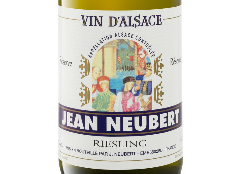 Gehe zu Vollbildansicht: Jean Neubert Riesling Reserve Elsass AOC trocken, Weißwein 2021 - Bild 2