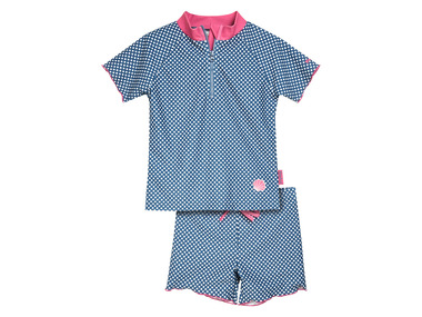 Playshoes - Baby Kleinkinder Mädchen UV-Schutz Bade-Set, Zweiteiler (Punkte, 74/80)