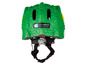 Grüner Kinderhelm mit Drachenmuster von Crazy Safety