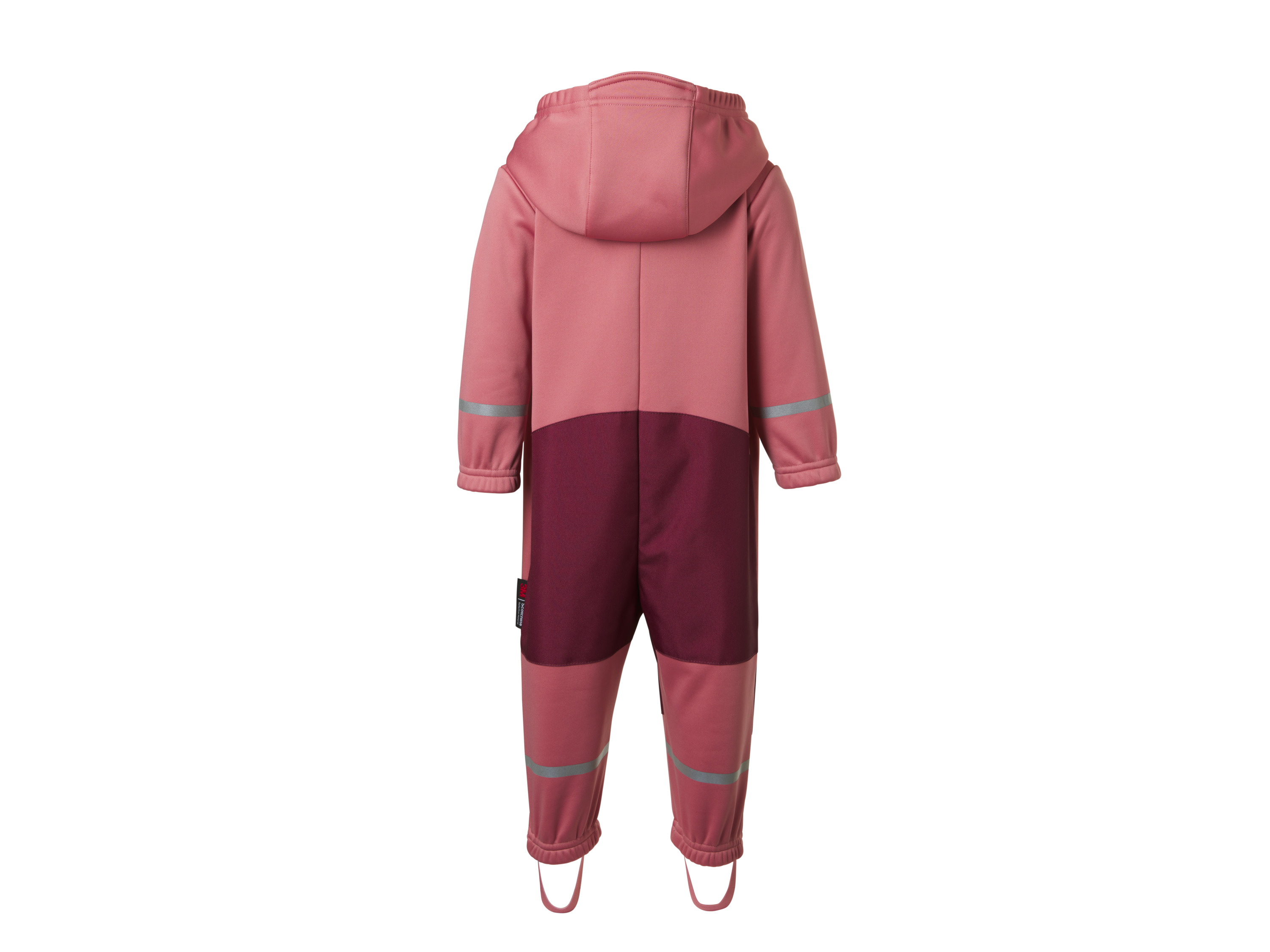 LUPILU® Baby Kleinkinder Matsch- und Buddel-Overall Softshell, gefüttert (Rosé, 110/116) – Bild 3 von 4