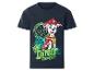 Dunkelblaues Kinder-T-Shirt mit einem Paw Patrol Marshall 'Dino Expert' Aufdruck.