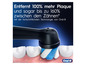 Eine Oral-B elektrische Zahnbürste entfernt bis zu 160 % mehr Plaque zwischen den Zähnen.