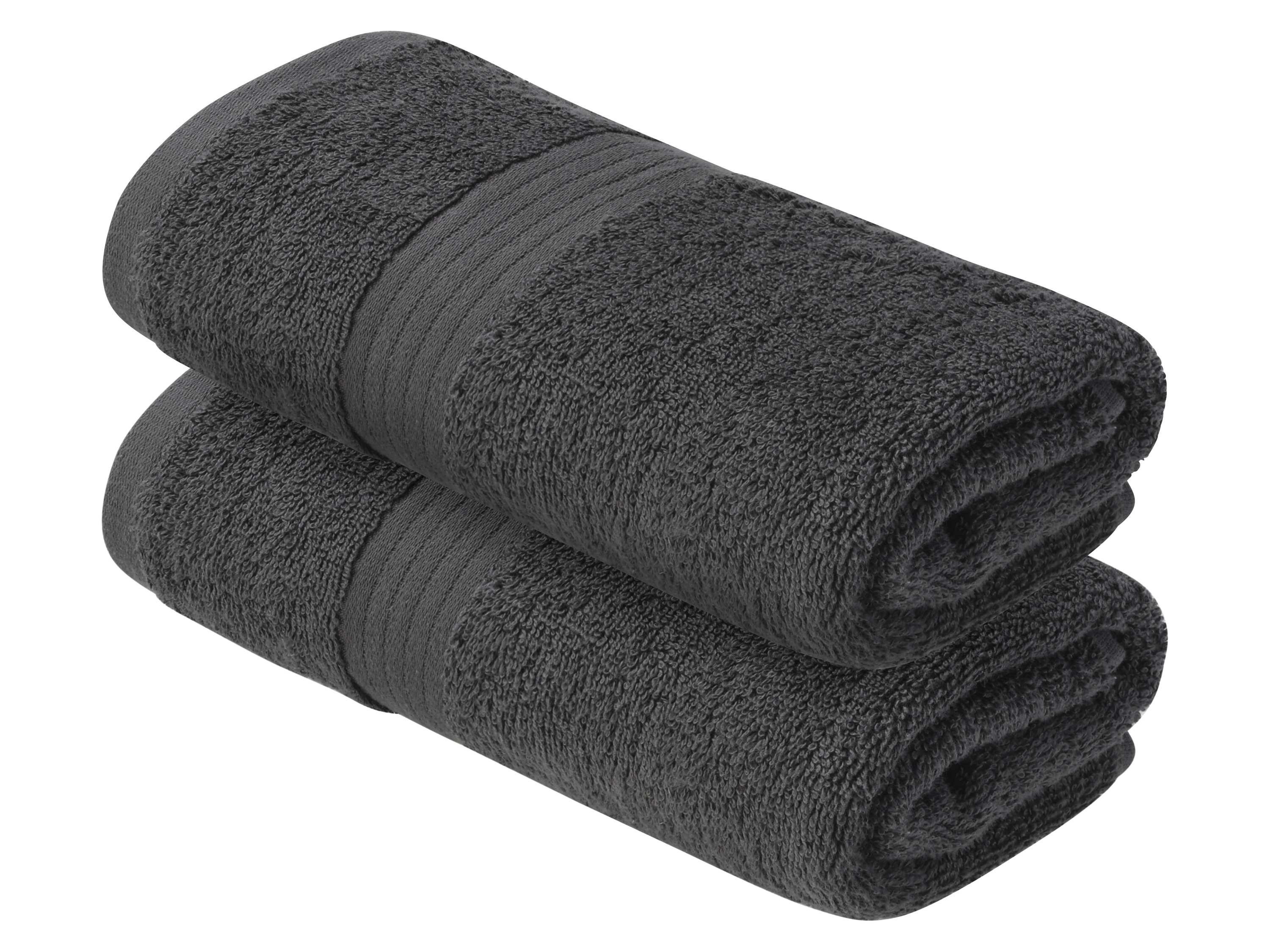 LIVARNO® Frottier-Handtücher (Grau)