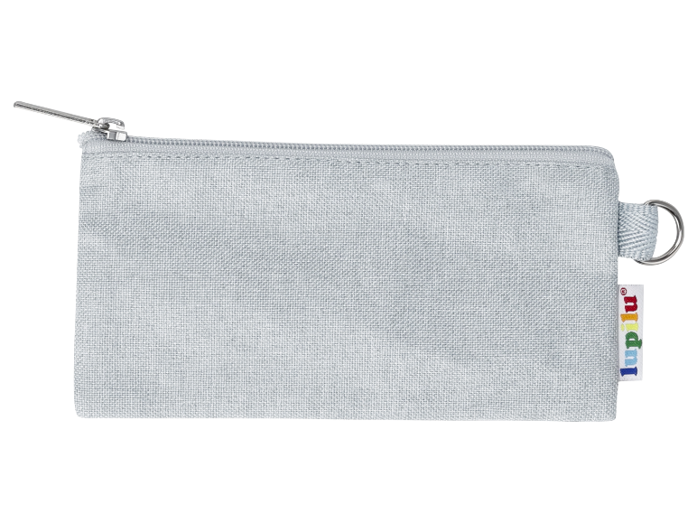 Graue 'Mipani' Kosmetiktasche mit Reißverschluss.