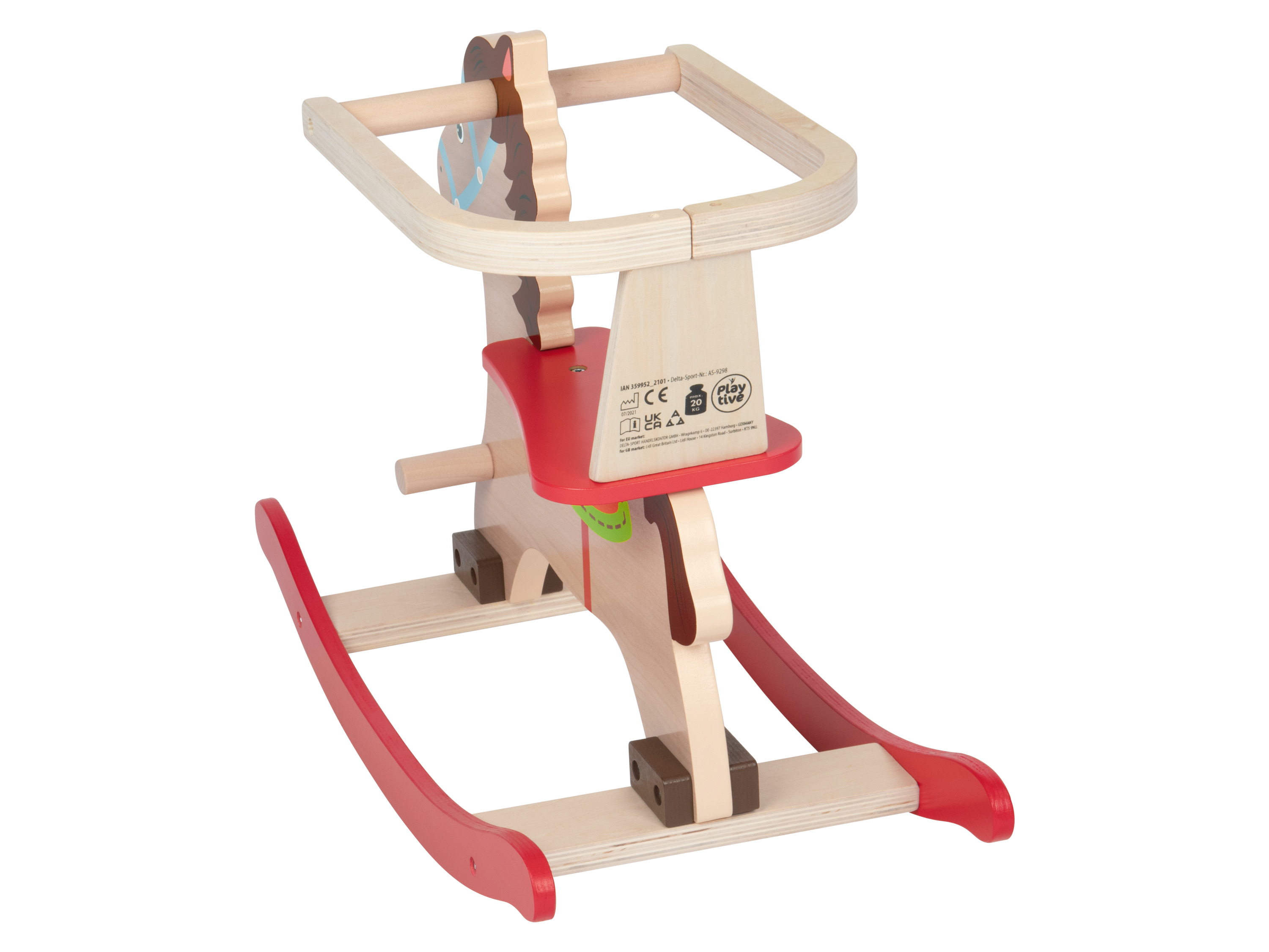 Thumbnail - Playtive Holz Aktiv-Spielzeuge FSC (Schaukelpferd)