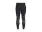Dunkelgraue Sportleggings mit strukturierten Einsätzen