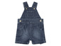 Ein Overall aus Jeans für Babys.