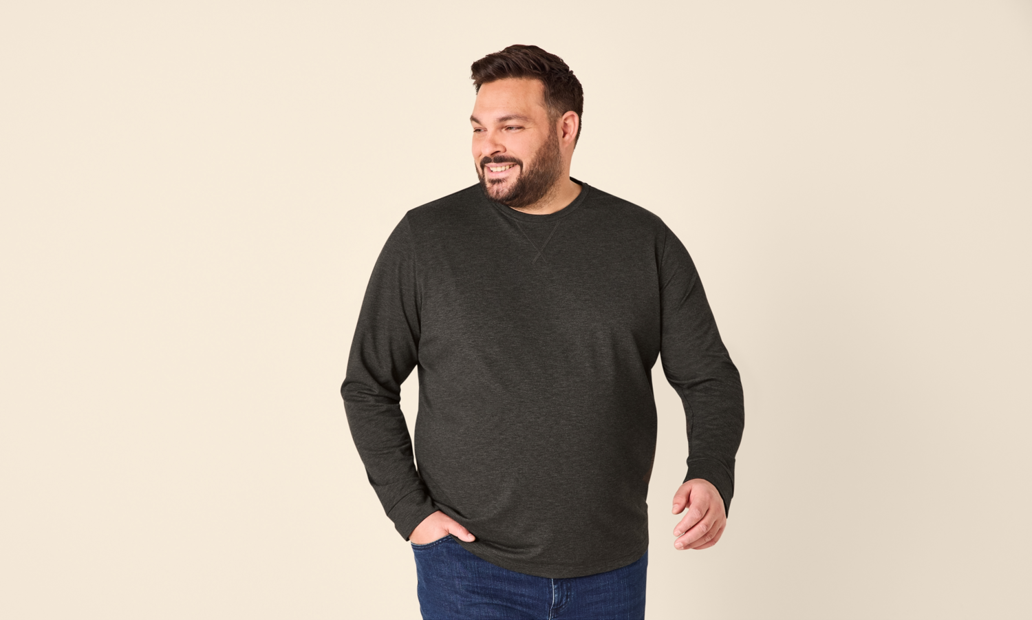 ESMARA MEN Herren Thermo-Langarmshirt (Braun, 4XL (68/70)) – Bild 2 von 4