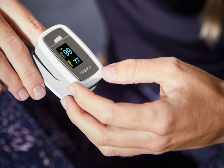Gehe zu Vollbildansicht: SANITAS Pulsoximeter »SPO25«, zur Messeng der Sauerstoffsättigung und Herzfrequenz (Achtung LV OSSK) - Bild 3