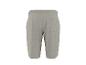 Rückansicht einer hellgrauen Herren-Shorts mit elastischem Bund und Gesäßtasche