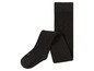 Schwarze, gestrickte Strumpfhose.