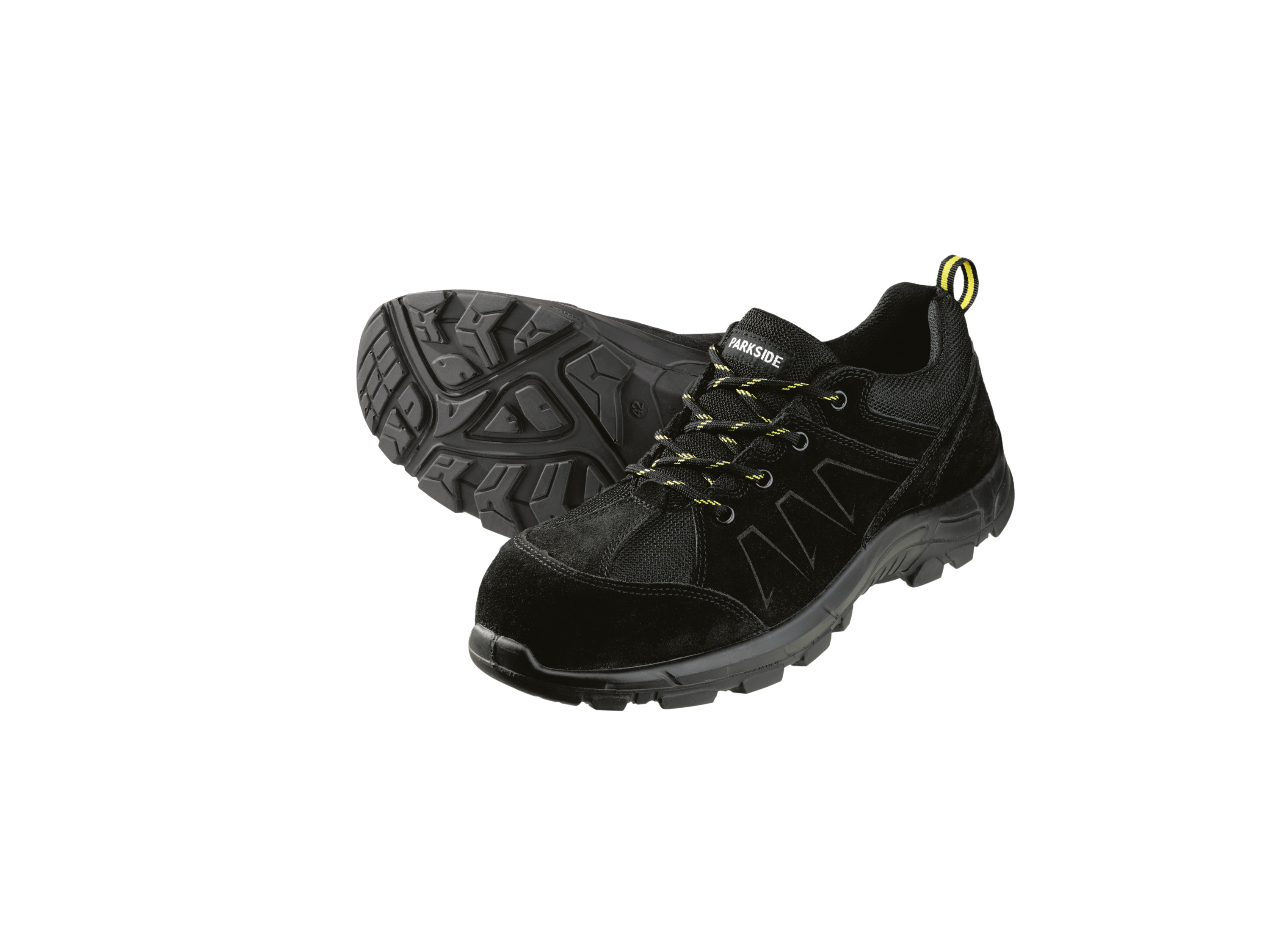 PARKSIDE® Herren Sicherheitsschuhe / Sicherheitsstiefel, S3 (niedriger Schnitt, Schwarz, 43)