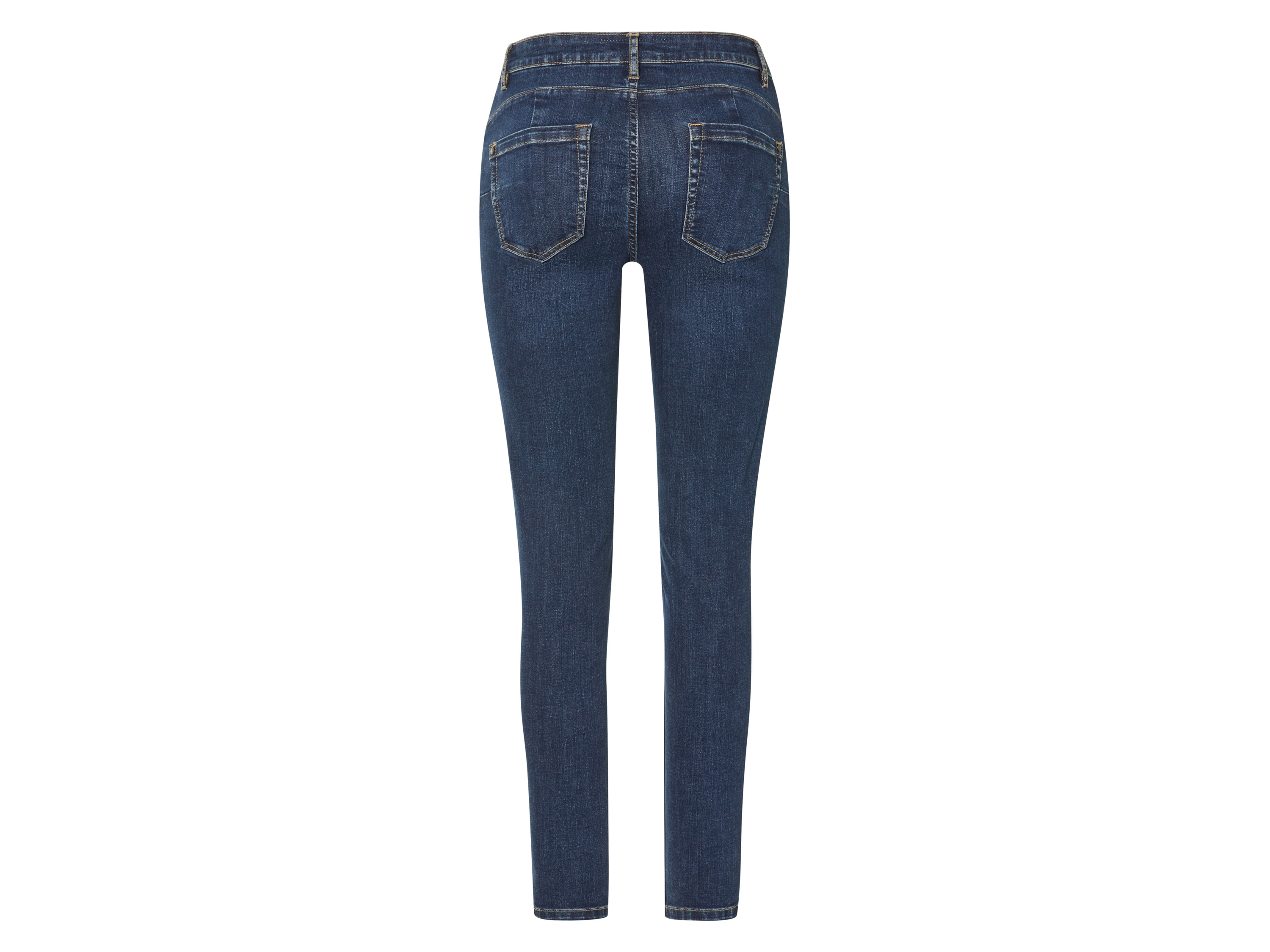 Thumbnail - esmara® Damen Jeans, Super Skinny Fit, mit Po-Push-up-Effekt, normale Leibhöhe (Blau, 38)
