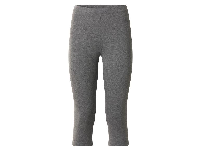 Graue Capri-Leggings für Damen
