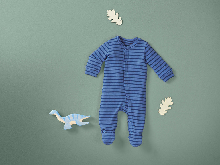 Gehe zu Vollbildansicht: lupilu® Baby Jungen Schlafoverall aus reiner Bio-Baumwolle - Bild 7