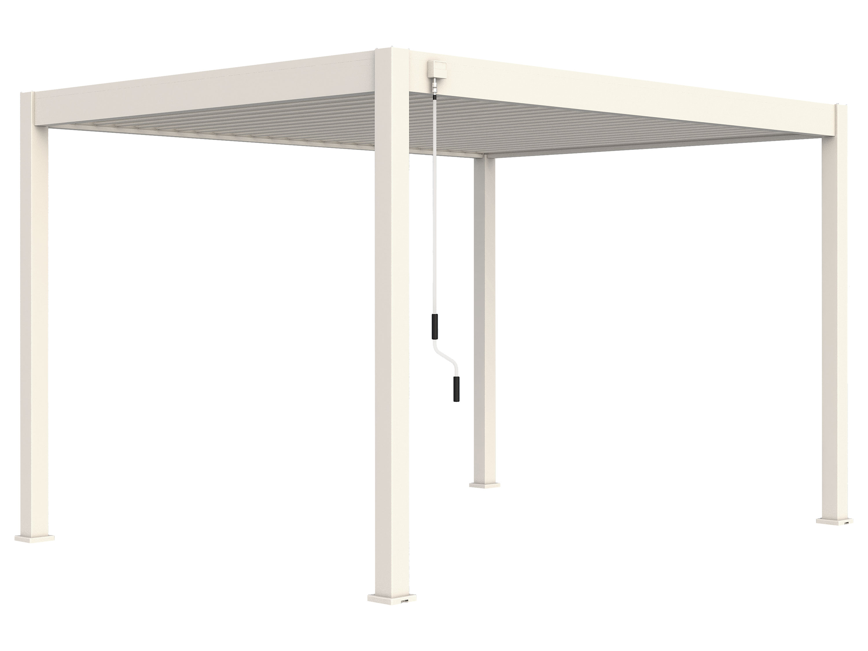 Pergoline Pavillon Superior (Weiß, 3×4 m) | 04260664391166