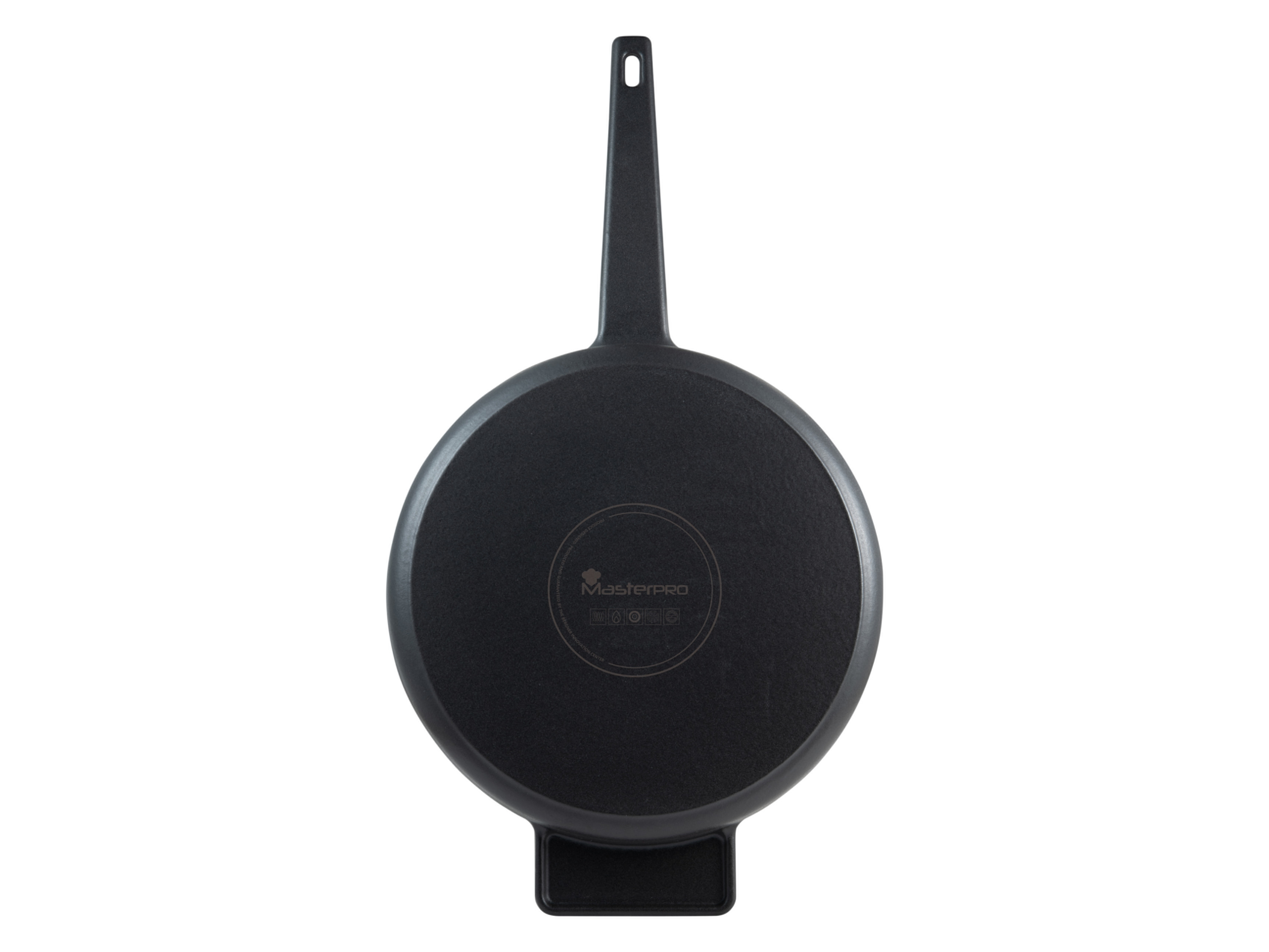 Thumbnail - Masterpro Eternal Gusseisen Grillpfanne 25cm (Achtung LV: OSDE) (Schwarz)