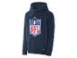 Ein dunkelblauer Hoodie mit NFL-Logo.