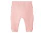 Rosa Baby-Leggings mit elastischem Bund.