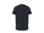 Dunkelblaues Kurzarm-T-Shirt, Rückansicht