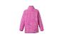 Pinke Fleecejacke für Damen, Rückansicht