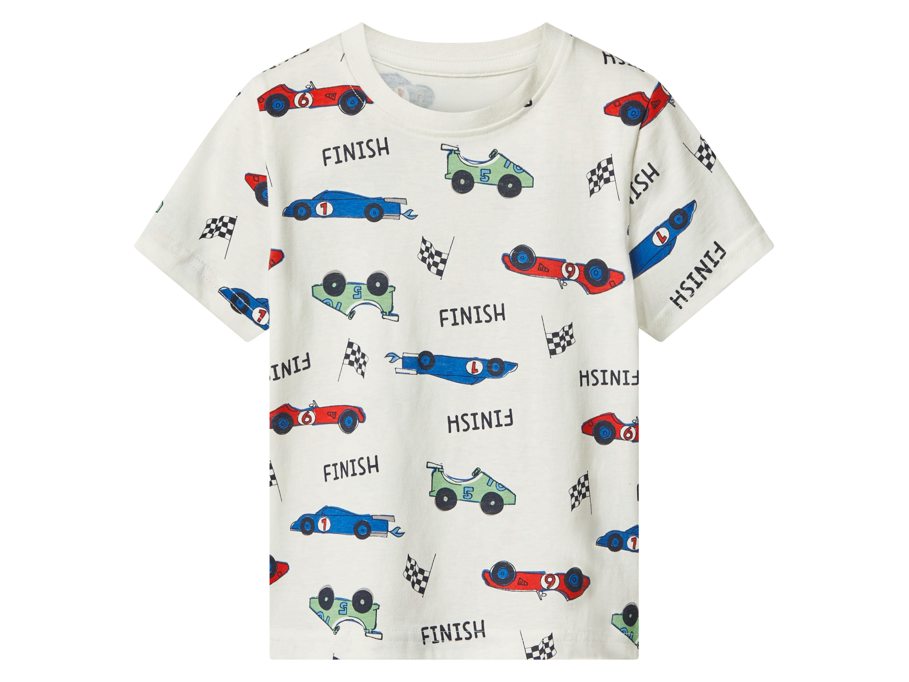 Thumbnail - lupilu® Kleinkinder T-Shirts, 2 Stück (Grün/Weiß, 110/116)