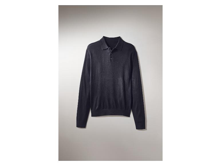ESMARA MEN Herren-Merino-Premium-Poloshirt.