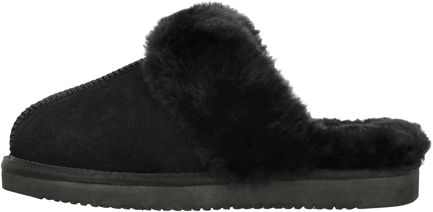 ESMARA® Damen Premium Lammfellhausschuhe (Schwarz, 38) – Bild 3 von 4