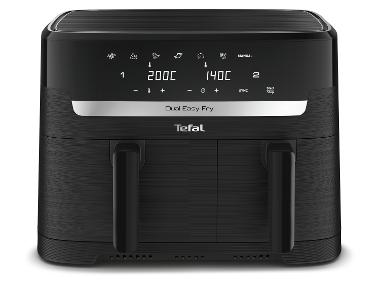 Tefal Heißluftfritteuse »Dual Easy Fry Essential EY901N», 1x 5,2 l und 1 x 3,1 l