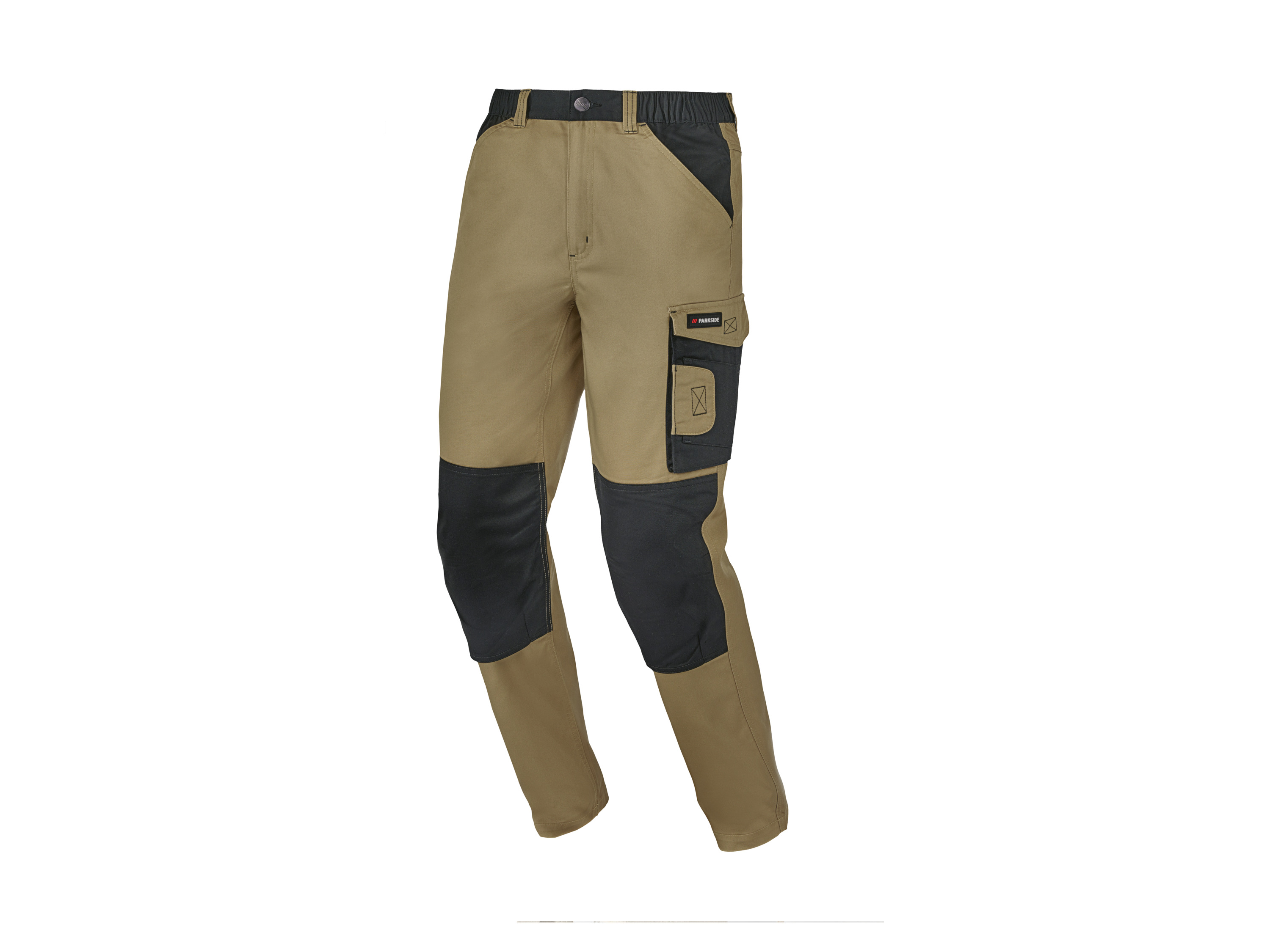 PARKSIDE® Herren Arbeitsbundhose (Braun, 58)