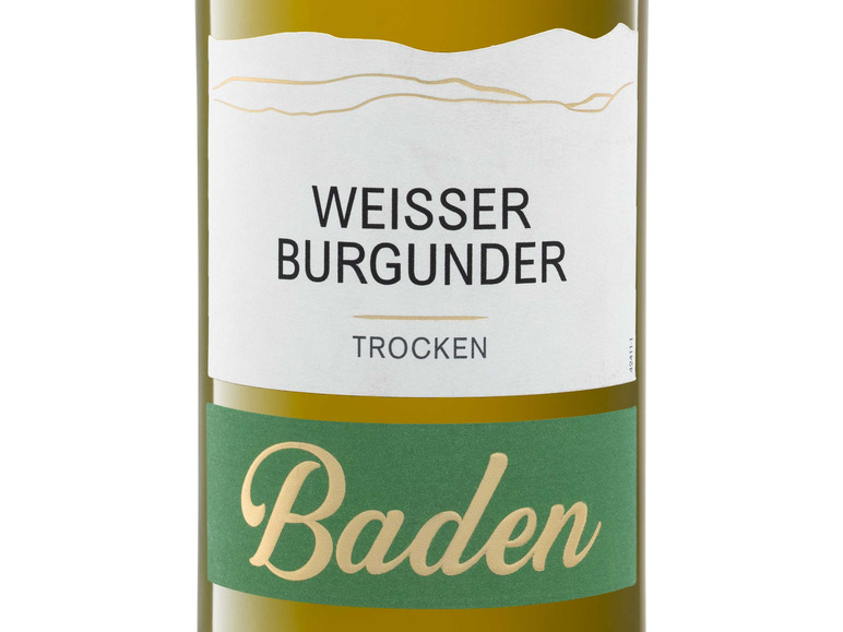 Weißburgunder Baden QbA trocken, 2022 Weißwein